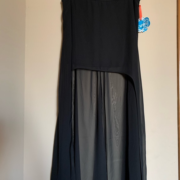 Sheer short/Long black skirt - Picture 3 of 3